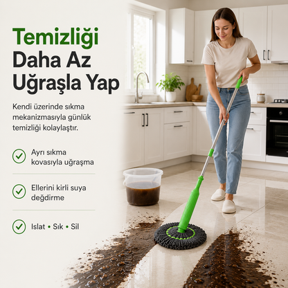 MOPERATEM KENDİNDEN SIKMALI MOP